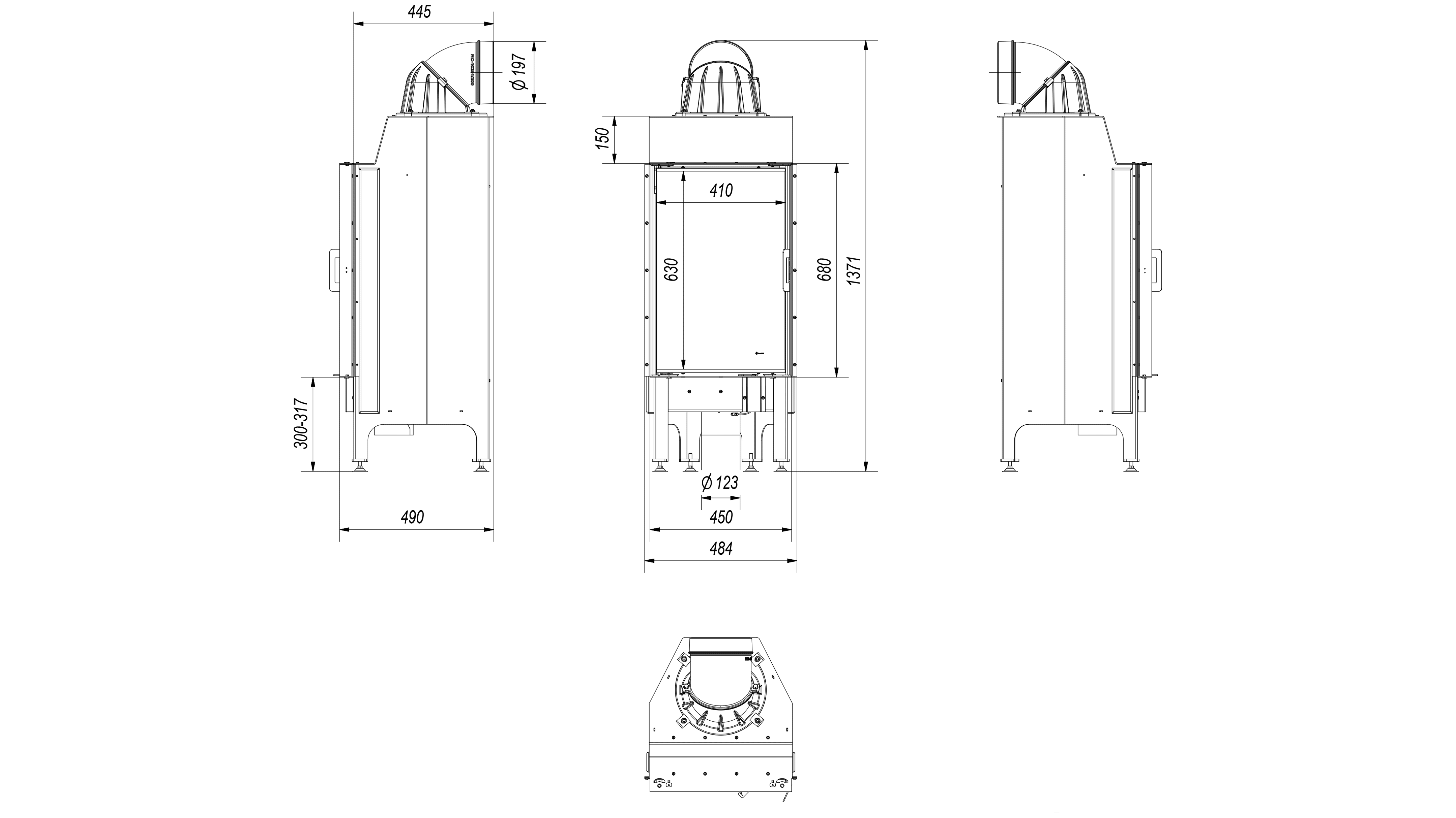 Rysunek techniczny NADIA 9 rysunek techniczny